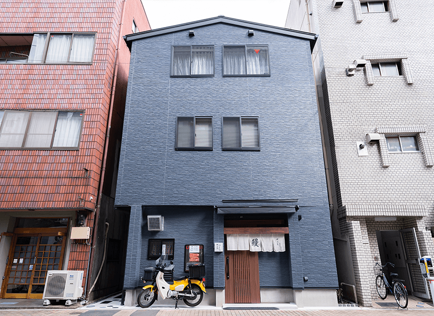 美容室店舗併用住宅外観